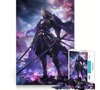 Japanese Samurai Aura Jigsaw Puzzle 1000 Piece for Teenagers Pastime Game Vivid Color Home Game (38x52cm)