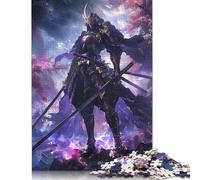 Japanese Samurai Aura Puzzles for Adults 500 Pieces Puzzles for Adults & Teenager Educational Puzzle 500pcs (52x38cm)
