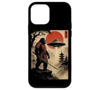 Japanese Samurai Bigfoot UFO Anime Vintage Fighter Ukiyo-e Case for iPhone 12 mini
