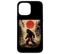 Japanese Samurai Bigfoot UFO Anime Vintage Fighter Ukiyo-e Case for iPhone 13 Pro Max