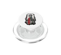 Japanese Samurai Castle Ancient Legend Kanji Graphic Design PopSockets PopGrip for MagSafe
