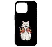 Japanese Samurai Cat Katana Japanese Irezumi Tattoo Art Case for iPhone 16 Pro