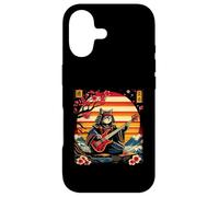 Japanese Samurai Cat Playing The Bass Ninja Kitten Warriors Case for iPhone 17