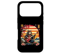 Japanese Samurai Cat Playing The Bass Ninja Kitten Warriors Case for iPhone 17 Pro