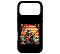 Japanese Samurai Cat Playing The Bass Ninja Kitten Warriors Case for iPhone 17 Pro Max