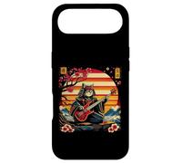 Japanese Samurai Cat Playing The Bass Ninja Kitten Warriors Case for iPhone Air