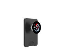 Japanese samurai cat sushi PopSockets PopWallet for MagSafe