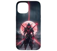 Japanese Samurai Epic Majestic Bloodmoon Otaku anime manga Case for iPhone 15