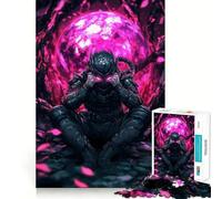 Japanese Samurai Fantasy World Puzzles for Teenagers 1000 Piece Brain Think Good Thick Real Challenge Room Decor (38x26cm)