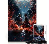 Japanese Samurai Freedom 1000 Adult Pieces Jigsaw Puzzle Enjoyable Game Nice Thick Family Enjoyable Art Piece (38x26cm)