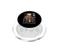Japanese Samurai Frog Playing The Guitar PopSockets PopGrip for MagSafe