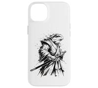 Japanese Samurai Frog Ukiyo-e Graphic Japan Culture Katana Case for iPhone 14 Plus