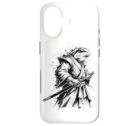 Japanese Samurai Frog Ukiyo-e Graphic Japan Culture Katana Case for iPhone 17