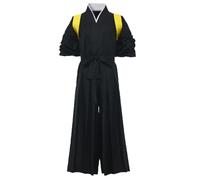 Japanese Samurai Kimono Hakama Uniform Traditional Aikido Kendo Martial Arts Anime Costume