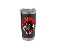 Japanese Samurai Oni Demon Katana Sword Stainless Steel Insulated Tumbler