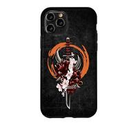 Japanese Samurai, Oni Demon, Sakura, Katana Sword Case for iPhone 11 Pro