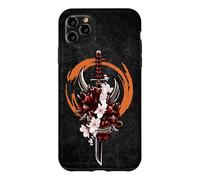 Japanese Samurai, Oni Demon, Sakura, Katana Sword Case for iPhone 11 Pro Max
