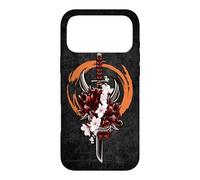 Japanese Samurai, Oni Demon, Sakura, Katana Sword Case for iPhone 17 Pro Max