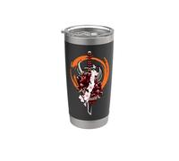 Japanese Samurai, Oni Demon, Sakura, Katana Sword Stainless Steel Insulated Tumbler