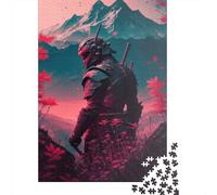 Japanese Samurai Puzzle for Adults And Teenagers 1000 Pieces Paper Puzzles for Teenagers Gifts Brain Teaser Game 1000pcs (38x26cm)