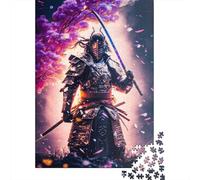 Japanese Samurai Puzzle Jigsaws 1000 Pieces for Adults & Teenager Age 12 Years Up Christmas Eve Gifts 1000pcs (38x26cm)