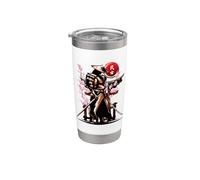 Japanese Samurai Ronin Bushido Ghost Katana Sword Stainless Steel Insulated Tumbler