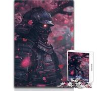 Japanese Samurai Sakura Adult Jigsaw1000 Pieces Educational Play with Challenge Special Heartfelt Present Option Size 50x75cm