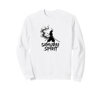 Japanese Samurai Spirit Warrior Art Samuri Jack for Men Sweatshirt, Adult Unisex, White, Medium