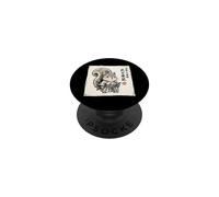 Japanese Samurai Squirrel Ink Art Warrior Anime Manga Otaku PopSockets Adhesive PopGrip