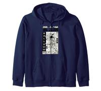 Japanese Samurai Swordsman Bushido Katana Ancient Warrior Zip Hoodie
