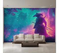 Japanese Samurai Wallpaper, Fantasy Japan Asian Wall Mural, Wallpaper for Bedroom Living Room, Home Decor, Photo Wall Paper, 315 x 215 cm WO-FC