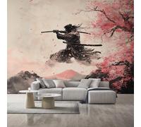 Japanese Samurai Wallpaper, Japan Bushido Oriental Asian Wall Mural, Wallpaper for Bedroom Living Room, Home Decor, Photo Wall Paper, 274 x 254 cm &SO122