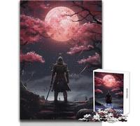 Japanese Samurai Warrior 1000 Piece Jigsaws Learning Game for Skill Practice Thoughtful Gift for Happy Moments Size 38x52cm