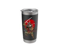 Japanese Samurai Warrior Demon Oni Japanese Folklore Ninja Stainless Steel Insulated Tumbler