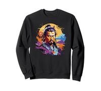 Japanese Samurai Warrior Katana Swordsman Aesthetic Art Sweatshirt