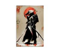 Japanese Samurai Warrior Poster; Room Aesthetics, Canvas Oil Painting, Album/movie Poster Hanging Picture