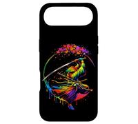 Japanese Samurai Warrior Sakura Sword Spin Art Case for iPhone Air