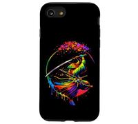 Japanese Samurai Warrior Sakura Sword Spin Art Case for iPhone SE (2020) / 7/8
