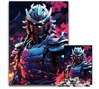 Japanese Samurai Warrior1000 Piece Jigsaw Puzzles for Adults Puzzles for Adults for Home Decor Ideal ChristmasNew Year Gift for Teenagers 1000 PCS(38x26cm)