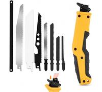 Japanese Saw Hand Saw for Wood, Japanese Pull Saw for Woodworkers, Razor-Sharp Fine Cut Tenon Saw with Ergonomic Non-Slip Handle for Flush Cutting and Woodworking