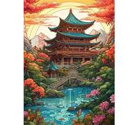 Japanese Scenery Jigsaw Puzzles for Adults 500, Challenging puzzles, puzzle Educational Games, Jigsaw Puzzle 500 Pieces for Adults, Family Games for Kids and adults 20.5 x 15 inch