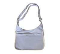 Japanese School Girl Itabag Large Capacity Clear Window Shoulder Bag Anime Pin Display Crossbody Bag Zippered Handbag Transparent Shoulder Bag