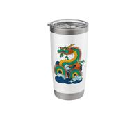 Japanese sea god Ryujin Stainless Steel Insulated Tumbler