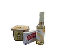 Japanese Seasoning Bundle Hikari Japanese Miso Paste Enjuku Koji Miso 750g (ALL NATURAL), Bonito Dashi Stock Powder, 40g & Japanese Mirin (150ml)