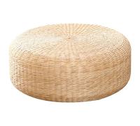 Japanese Seat Cushion - Straw Chair Cushions | Seat Cushion Pad | Breathable Cushion Floor Mat, Round Braided Cushion, Tatami Yoga Chair Pe