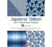 Japanese Shibori Gift Wrapping Papers: 12 Sheets of 18 x 24" (45 x 61 cm) Wrapping Paper: 18 x 24 inch (45 x 61 cm) Wrapping Paper