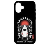 Japanese Shinkansen Kanji Japan Bullet Train Spirit Souvenir Case for iPhone 16