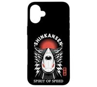 Japanese Shinkansen Kanji Japan Bullet Train Spirit Souvenir Case for iPhone 16 Plus