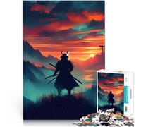 Japanese Shogun Warrior1000 Piece Jigsaws for Adults Puzzle Hand speed competition is ideal as a gift for the whole family 38x26cm