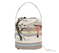 Japanese Shrine Storage Crochet Portable | Crochet Yarn Organizer for Crochet Hook hilo para tejer bolsas